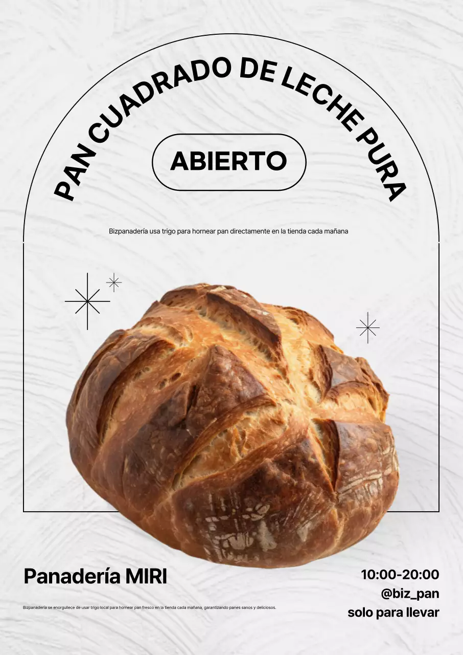 Promoción de White Simple Bakery