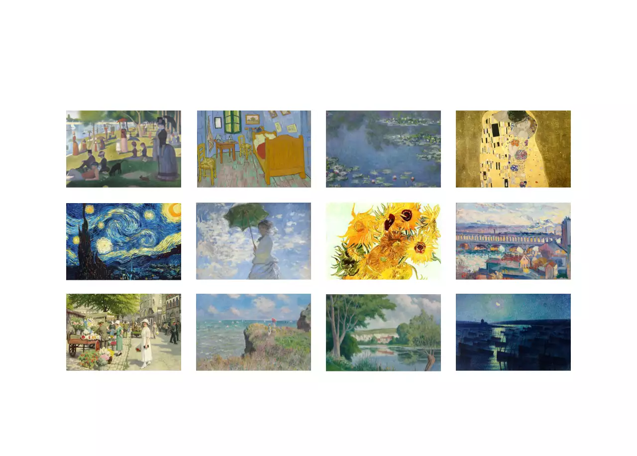 黒とグレーのシンプルでクラシックな名画。