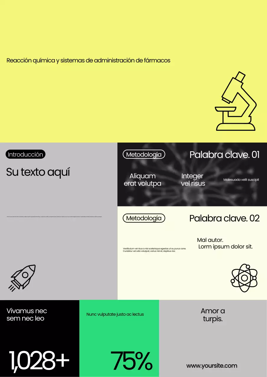 Presentación de Ciencia Moderna Amarilla