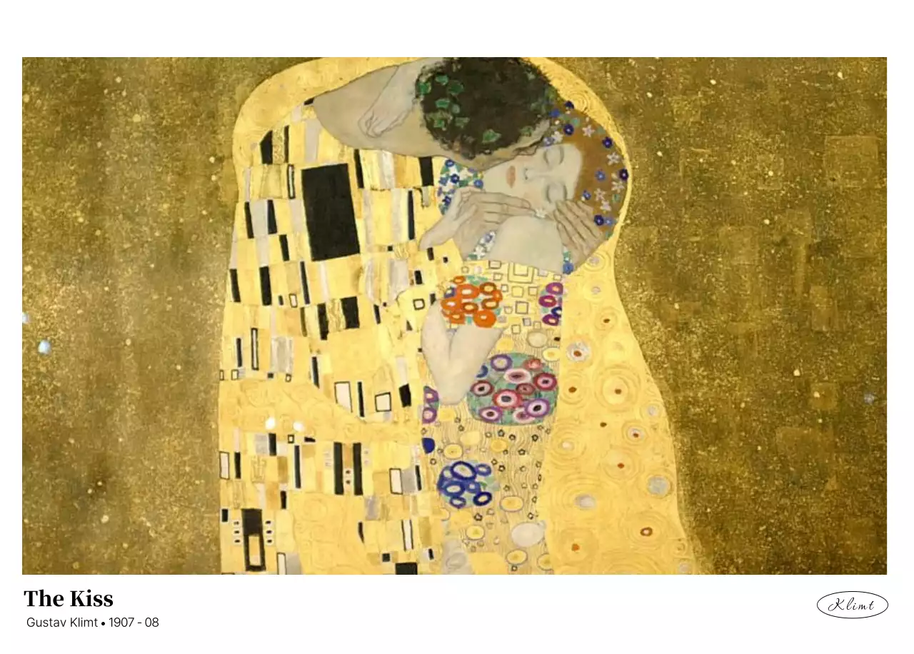 黒とグレーのシンプルでクラシックな名画。