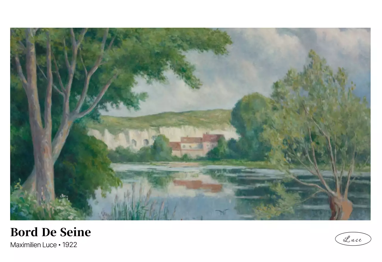 黒とグレーのシンプルでクラシックな名画。