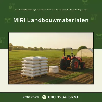 Advertentie Groene Basis Landbouw