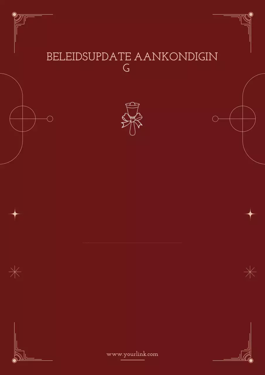 Poster voor de aankondiging van het Wine Elegant-beleid