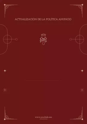 Cartel de anuncio de política elegante sobre vinos