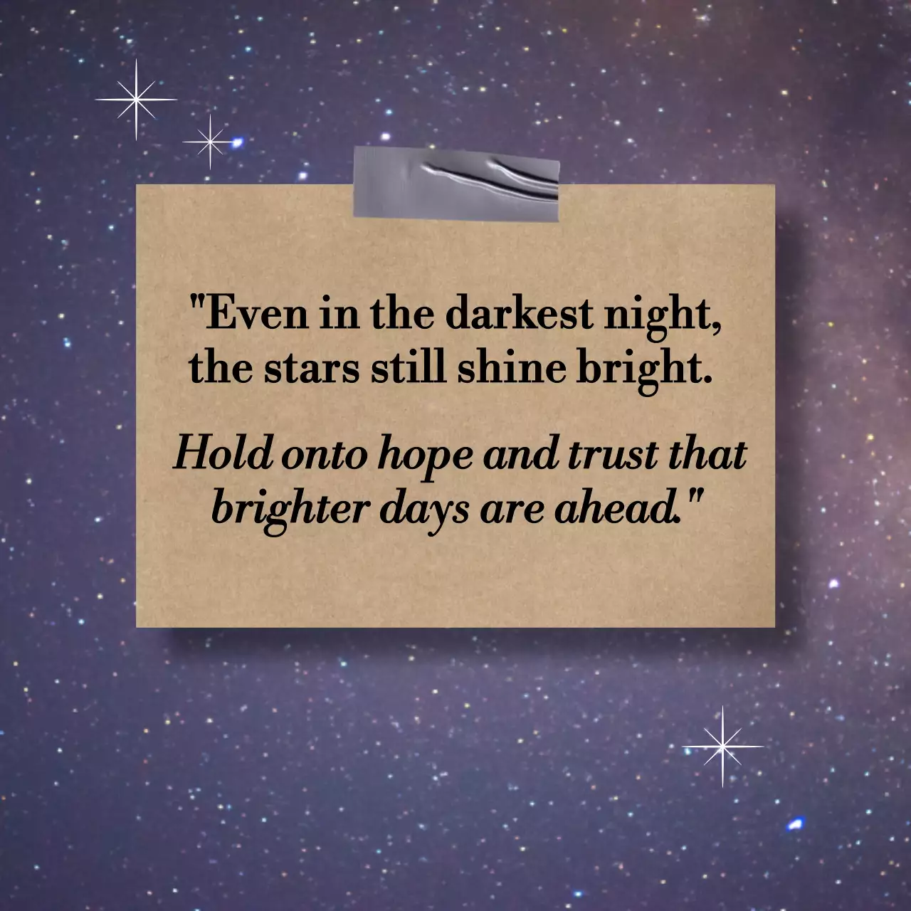 퍼플 에스테틱 희망 발표 소셜 미디어 게시물