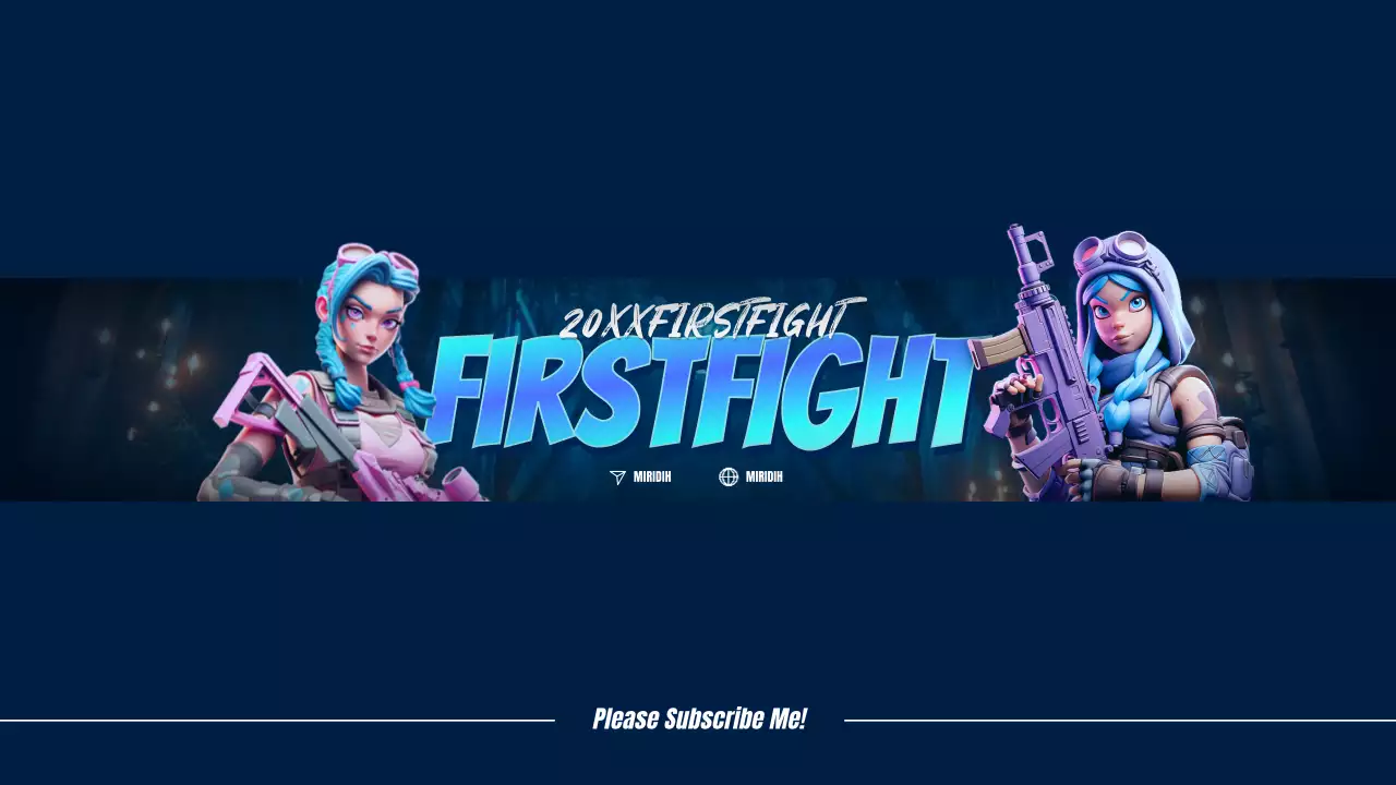 Blue Cyber Gaming Promotion YouTube Thumbnail