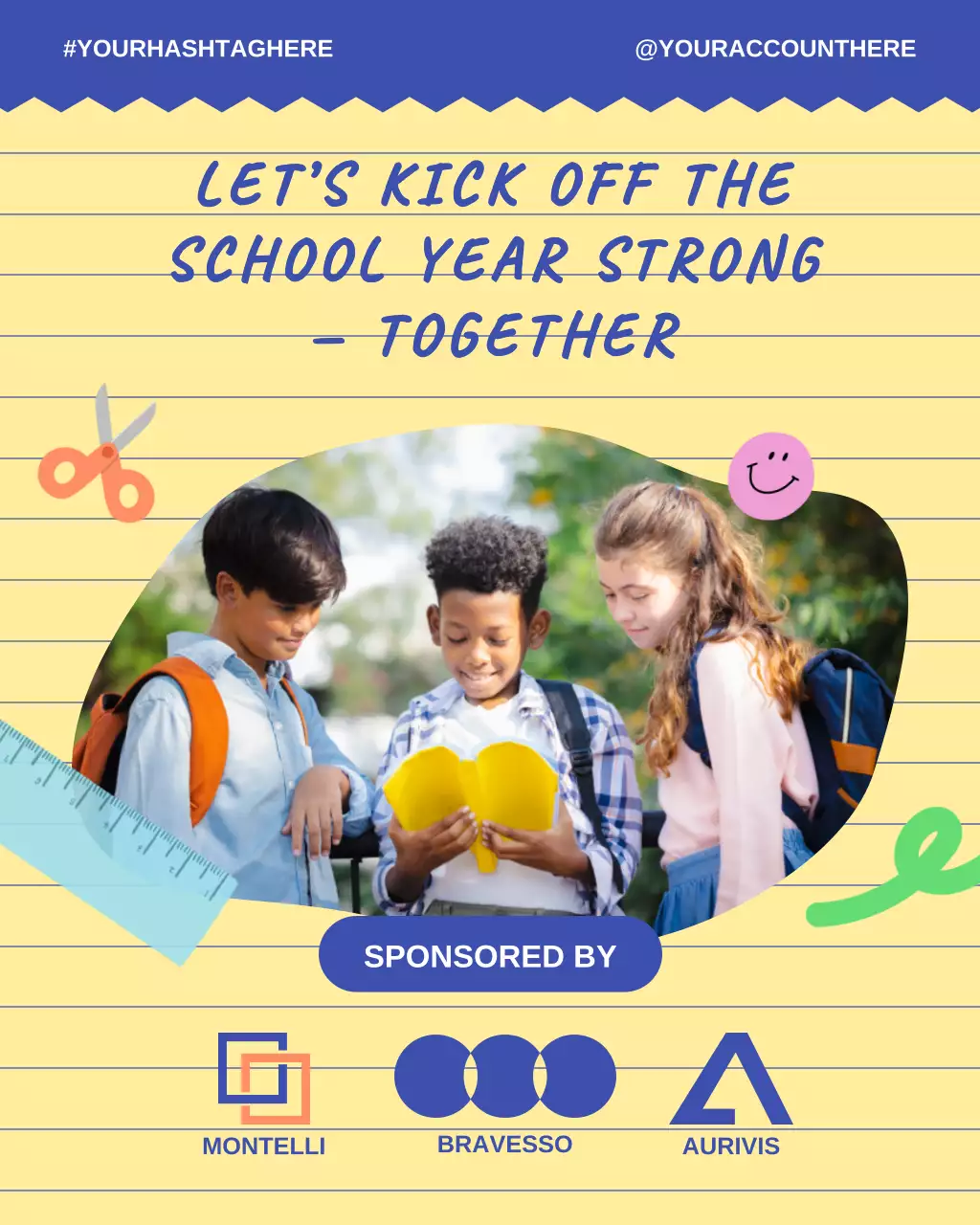 Back to School Community Giveaway Instagram Post