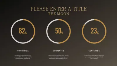 Black Modern Progress Report Infographic