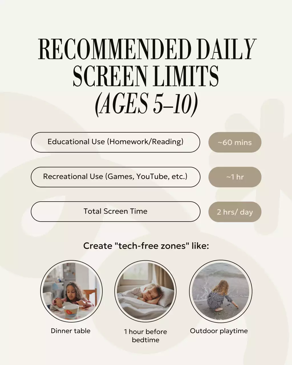 Beige and Blue Modern Parenting Guide Instagram Post