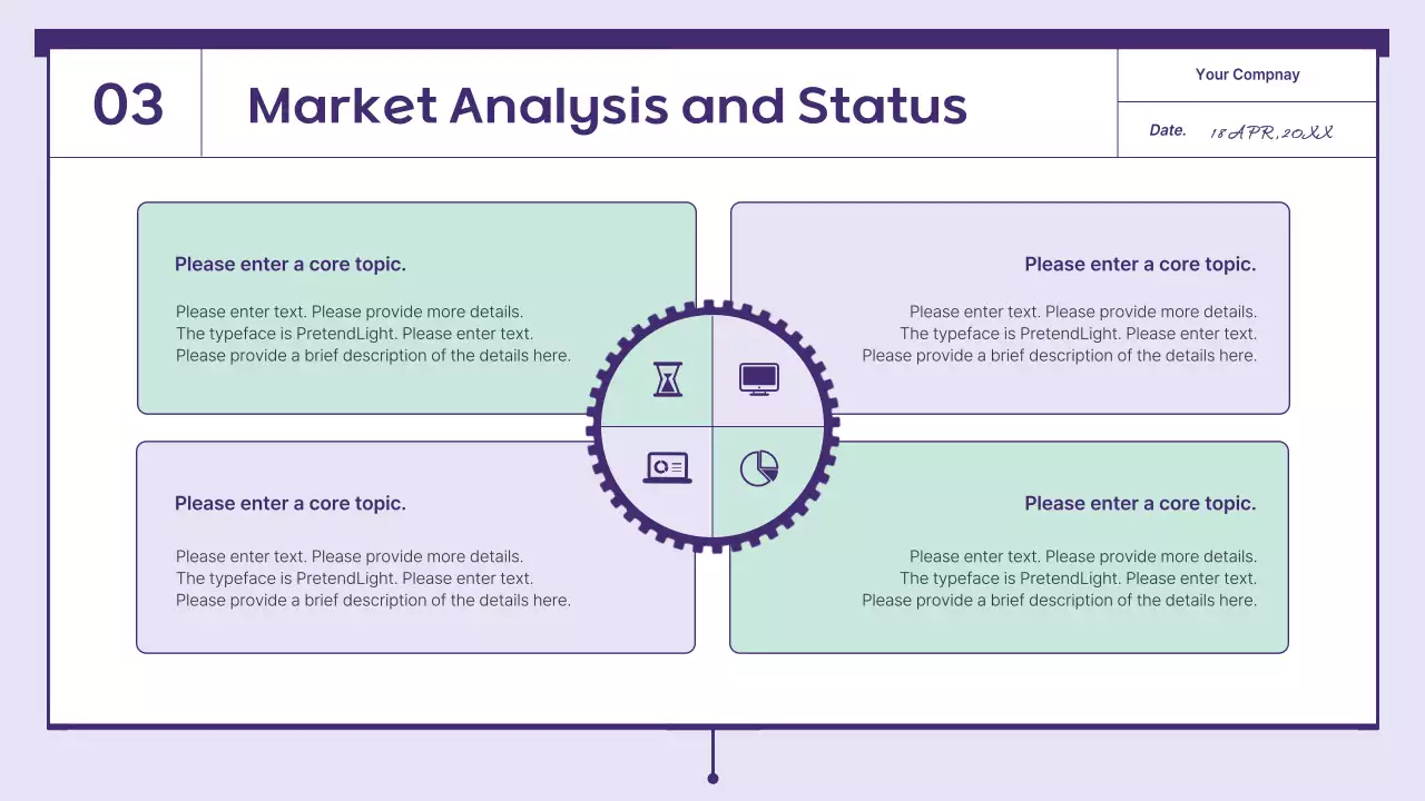 Purple Simple Business Presentation