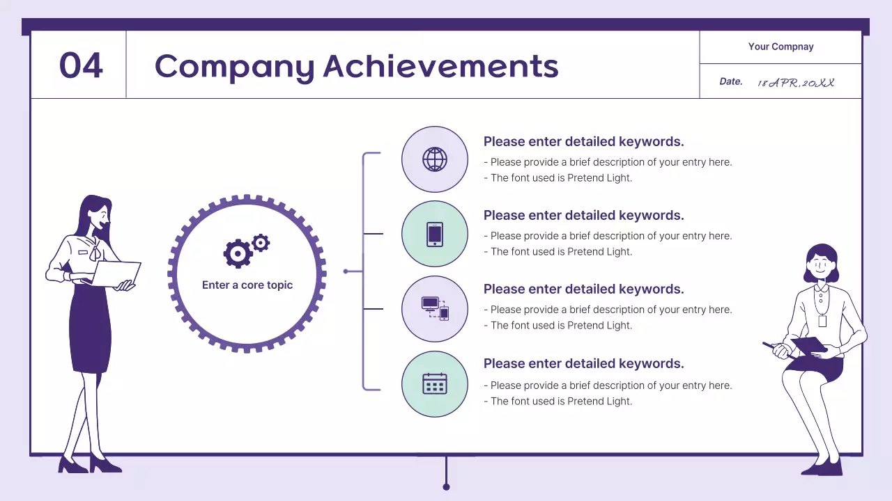 Purple Simple Business Presentation