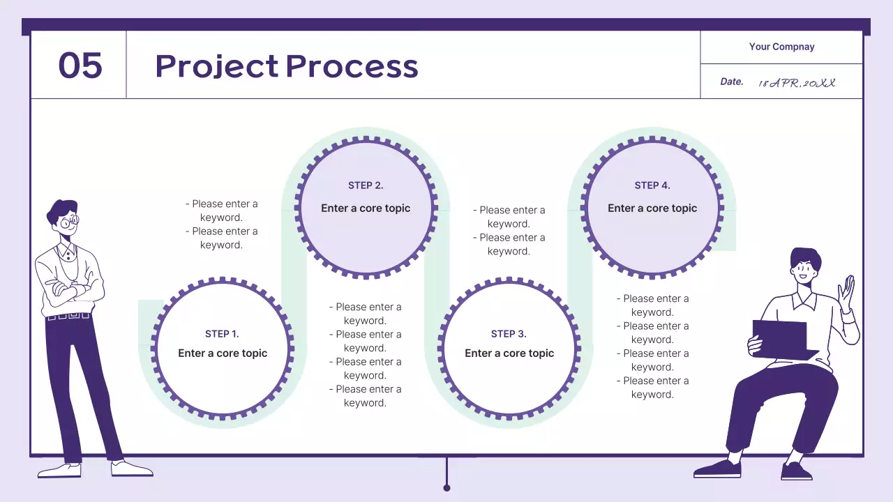 Purple Simple Business Presentation
