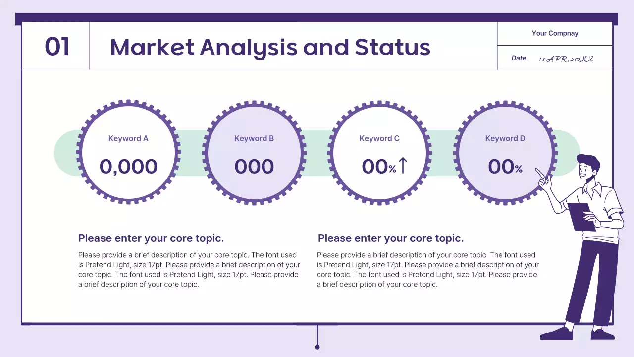 Purple Simple Business Presentation