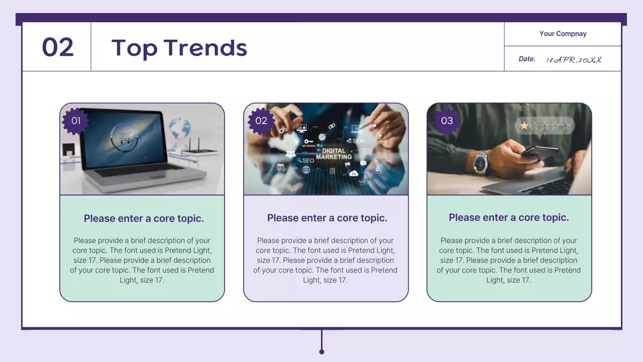Purple Simple Business Presentation