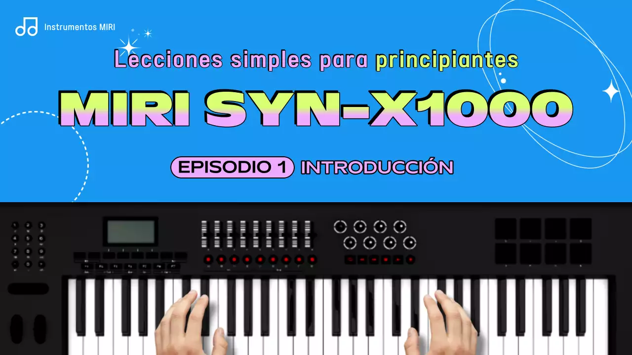 Educación musical moderna azul