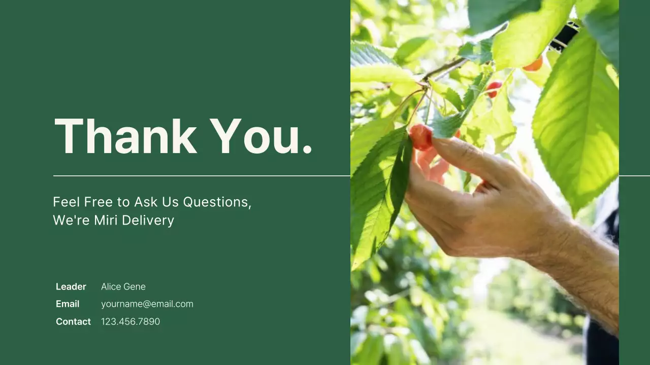 그린 모던 비즈니스 제안 프레젠테이션