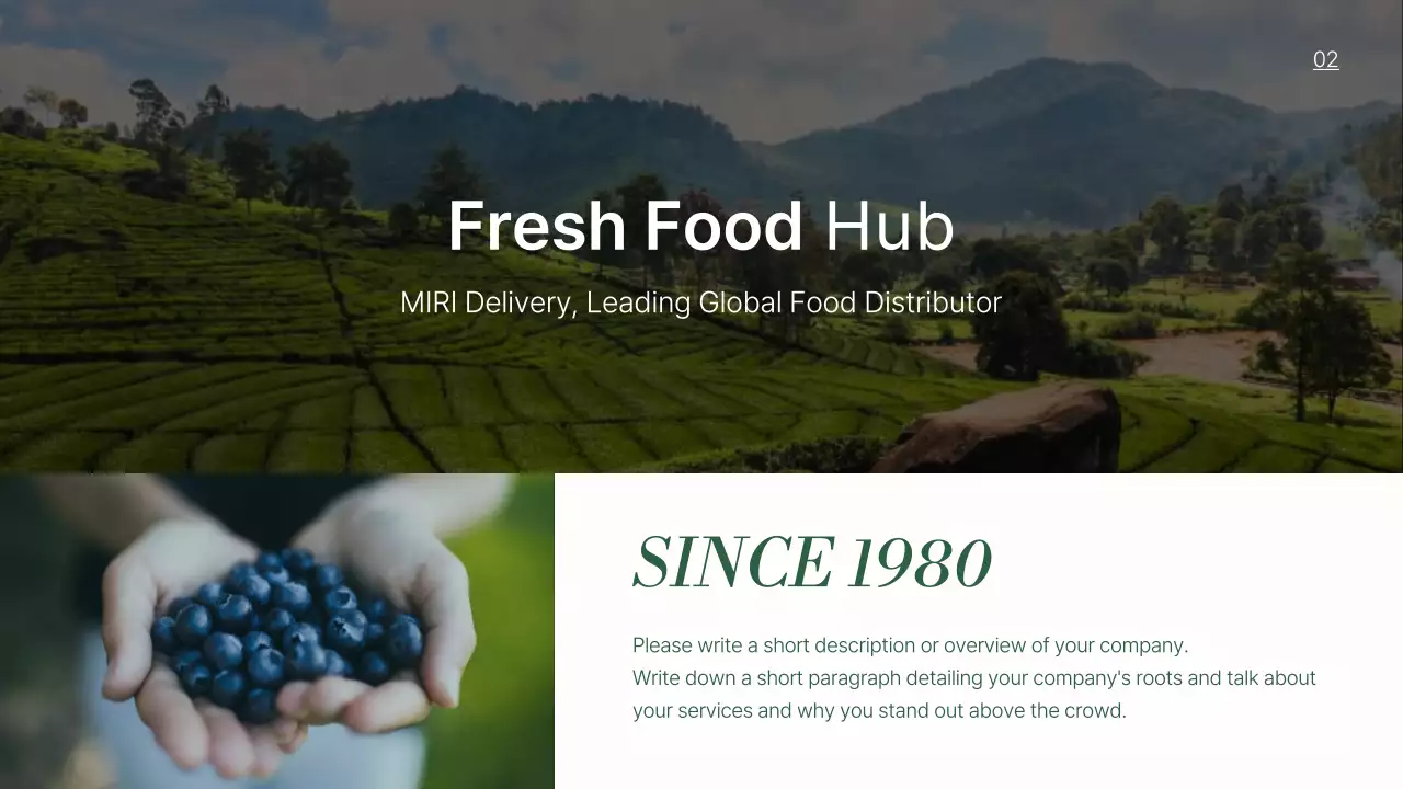 그린 모던 비즈니스 제안 프레젠테이션