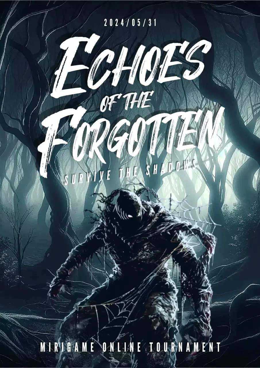 Black Gothic Gaming Event Poster