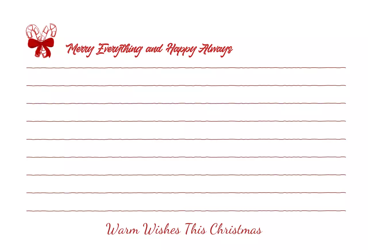 핑크 아기자기한 크리스마스 카드