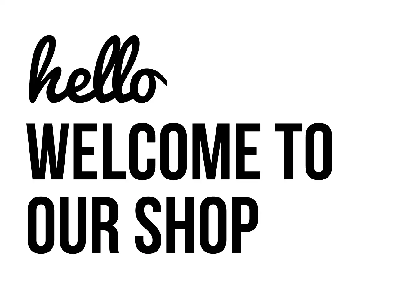 白黒 シンプル ショップ 看板 カフェ文章