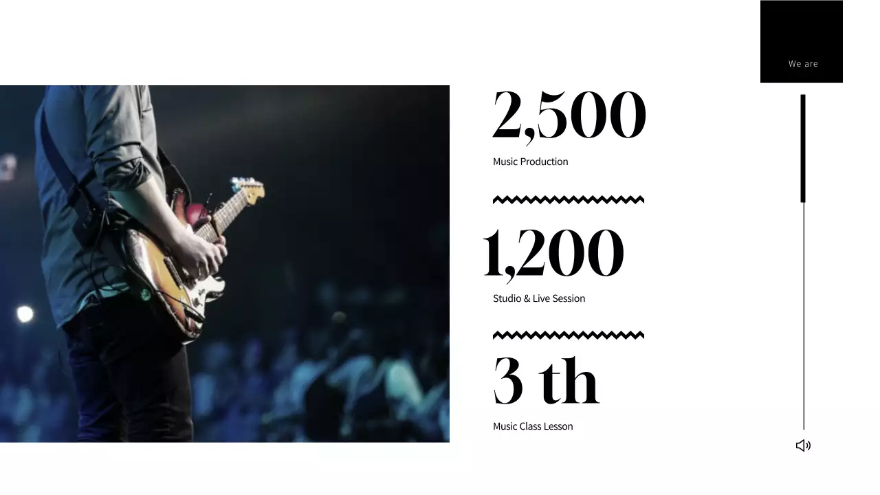 Black Modern Music Portfolio Presentation