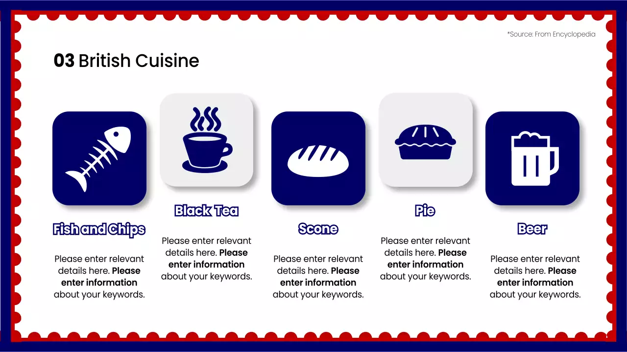Red Traditional England Guide Presentation