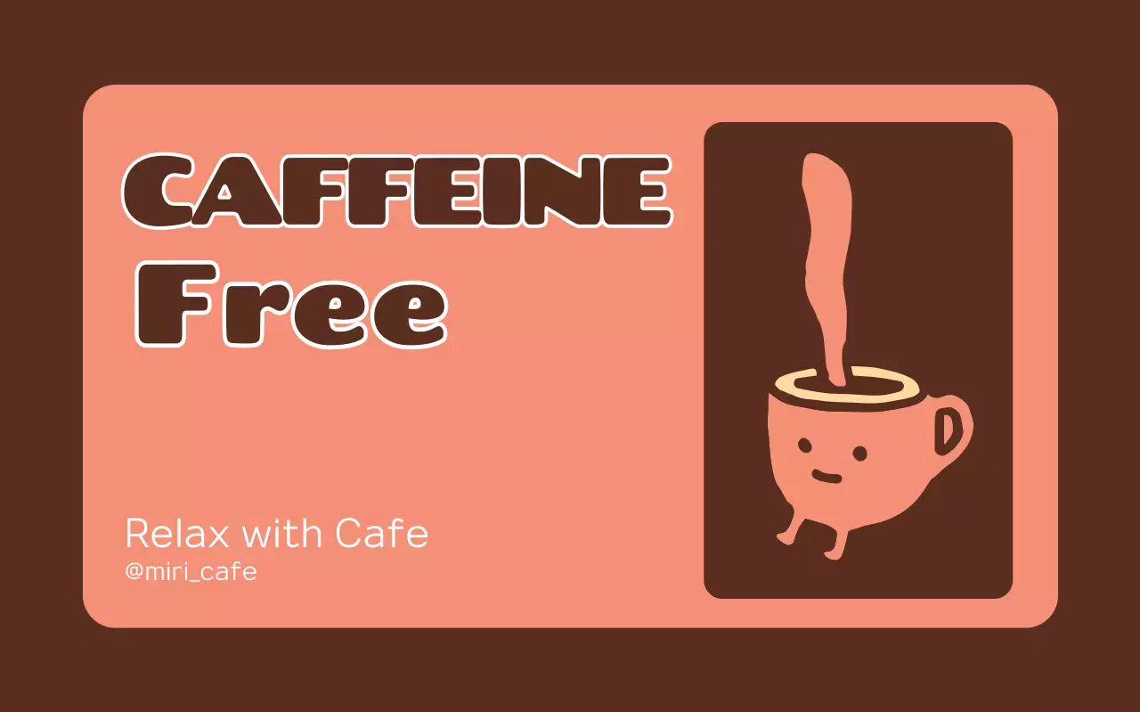 갈색 빈티지 음료 광고