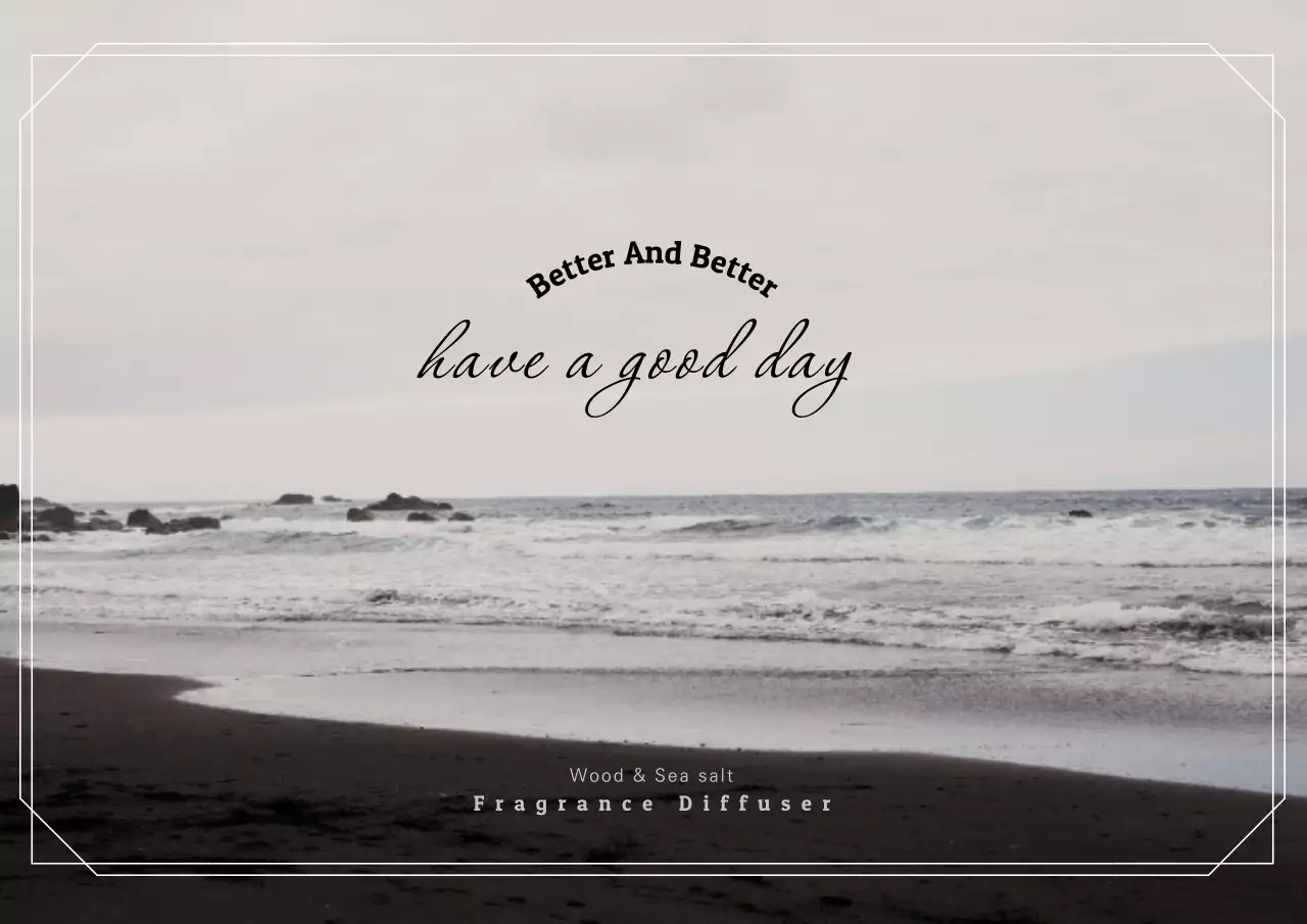 Grey Minimal Fragrance Guide Poster