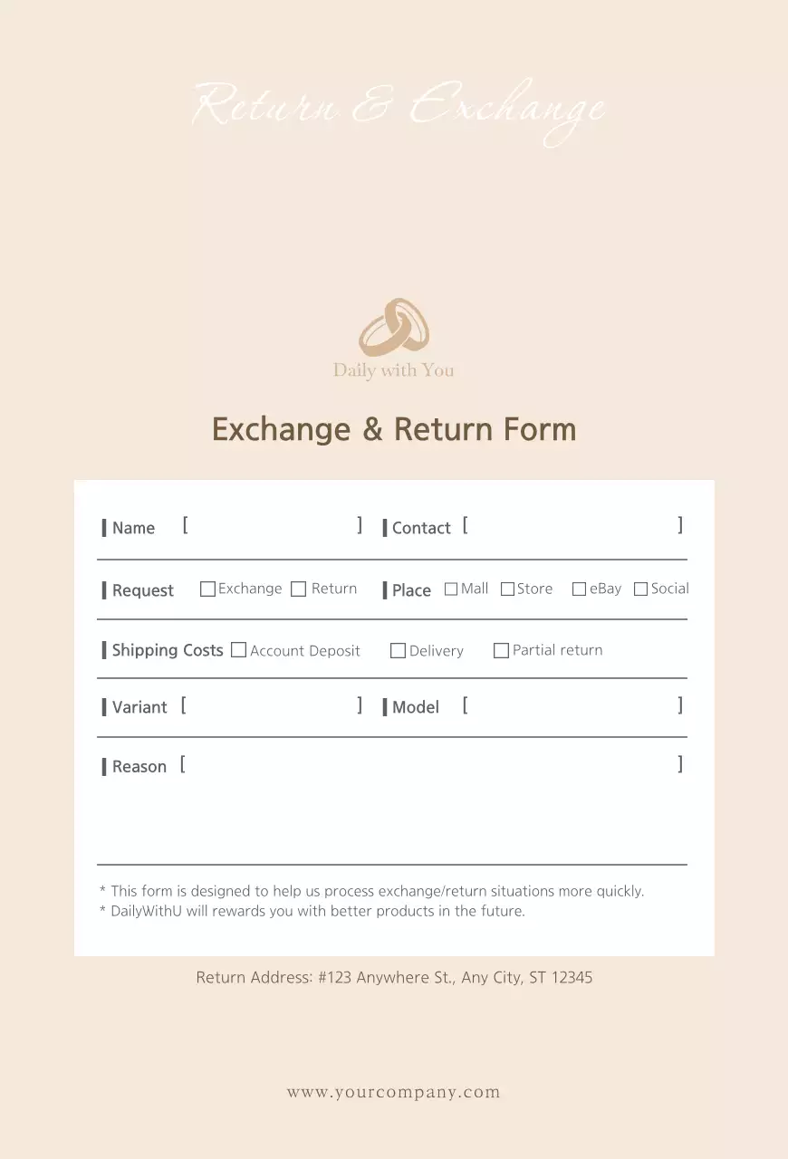 Beige Elegant Jewelry Form Poster