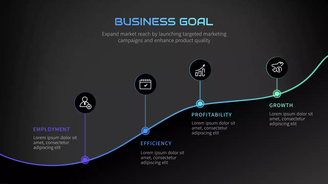 Black Modern Business Plan Infographic