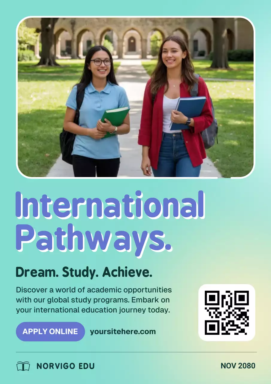 International Education Web Poster