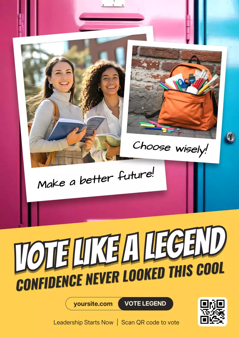 Student Voting Web Poster