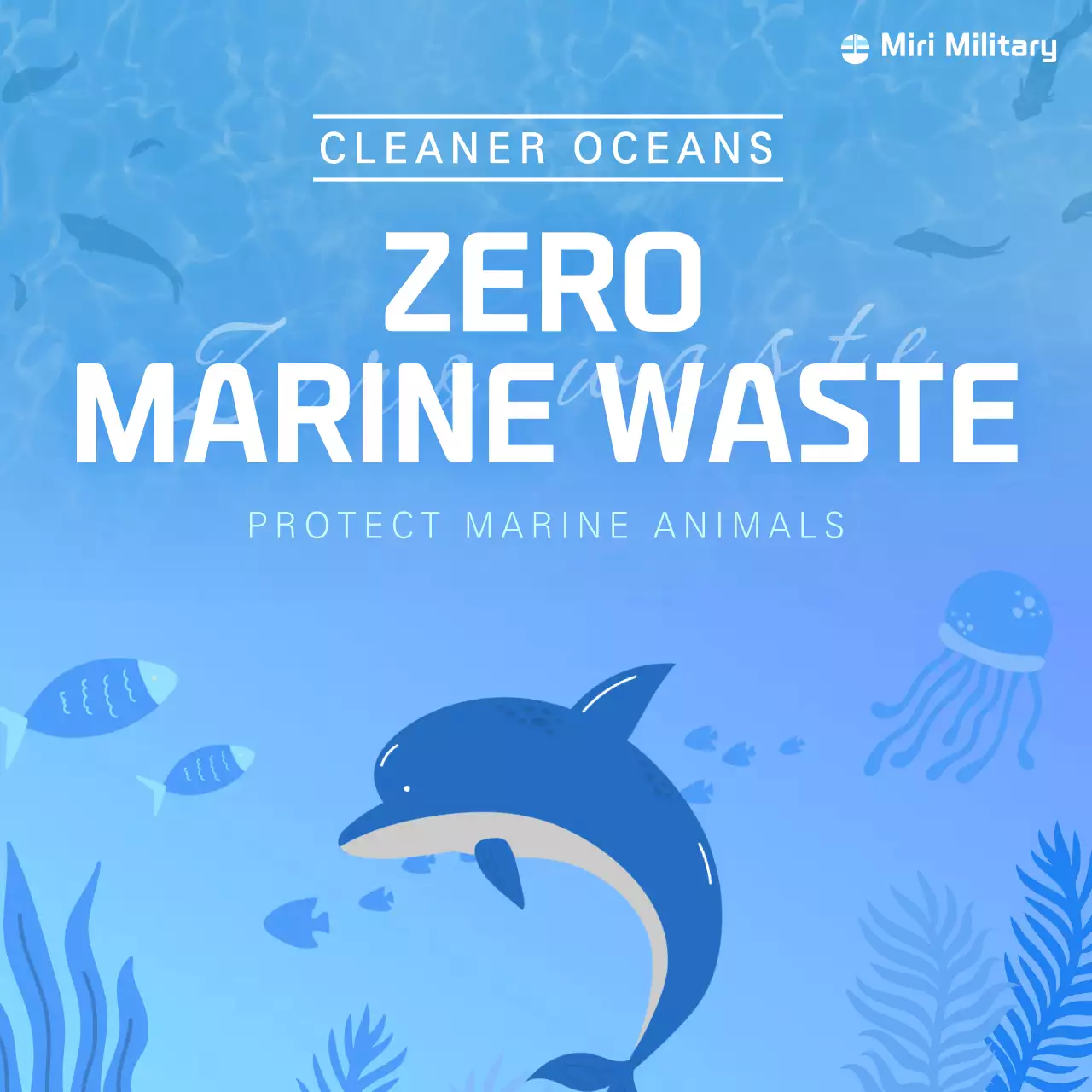Blue Clean Marine Promotion Instagram Post