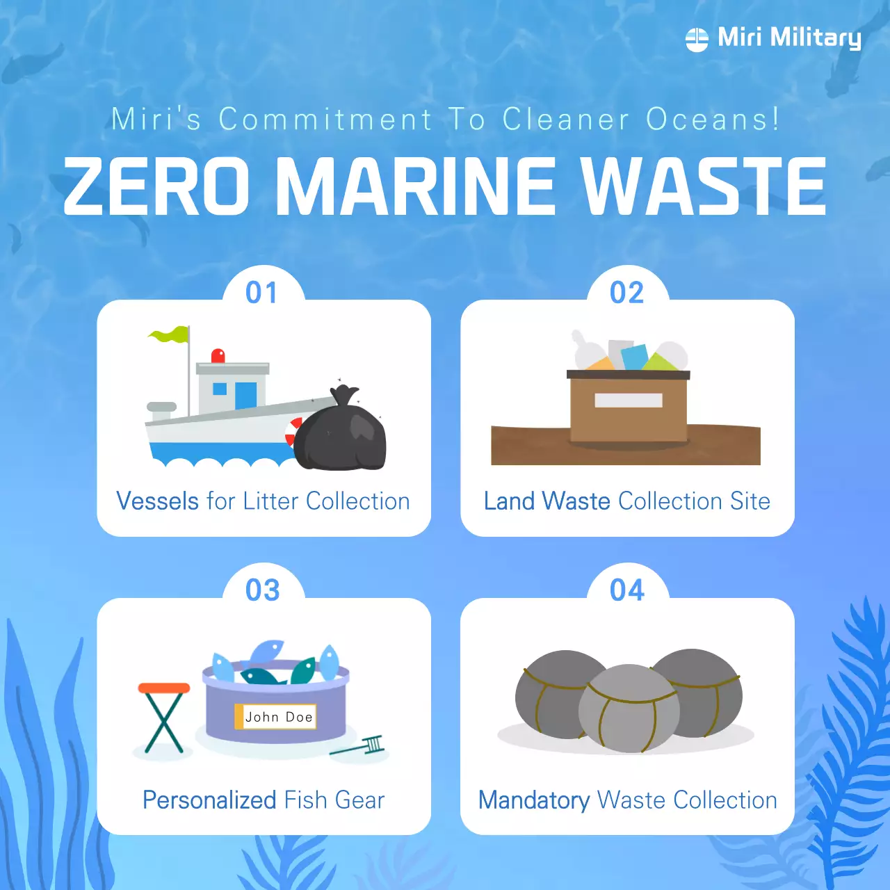 Blue Clean Marine Promotion Instagram Post