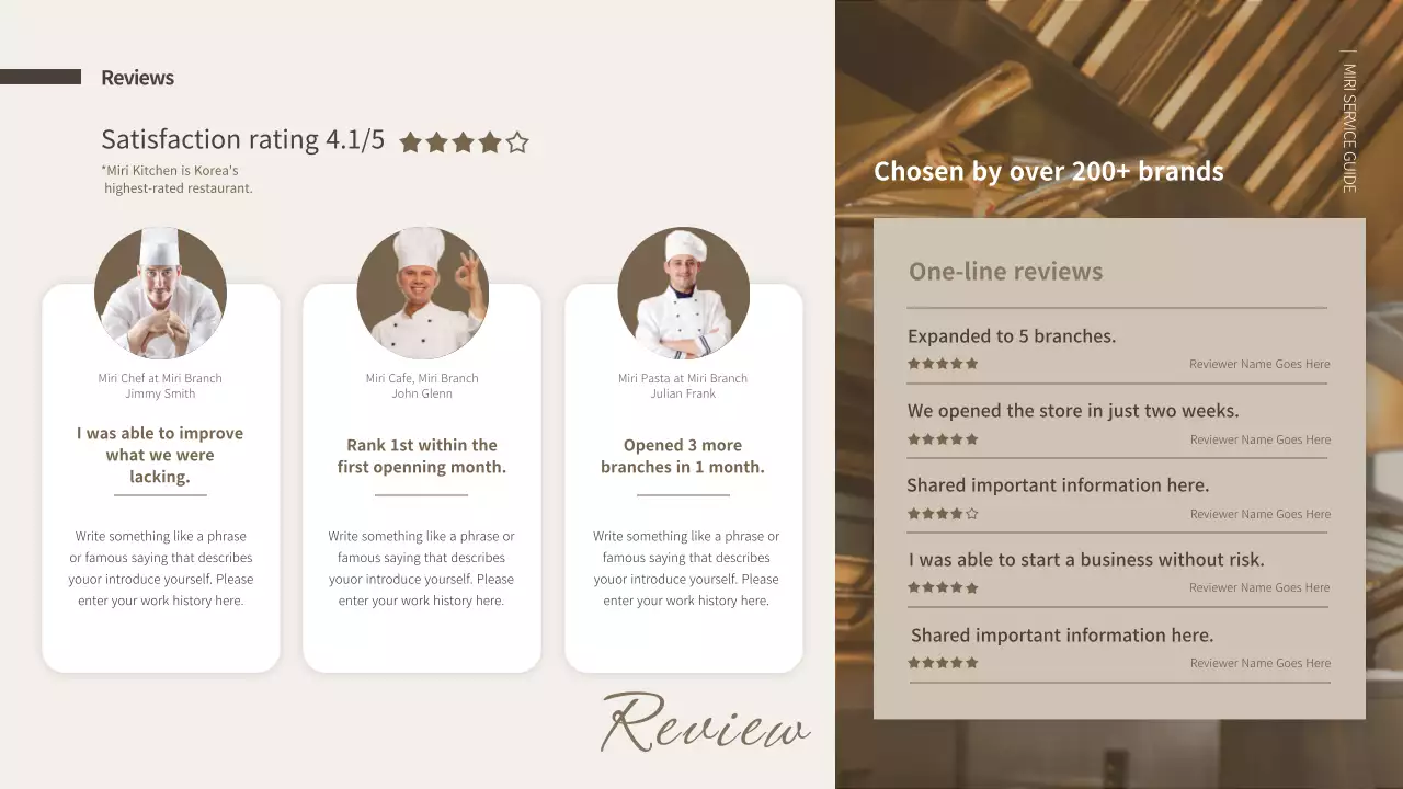 Beige Modern Kitchen Guide Presentation