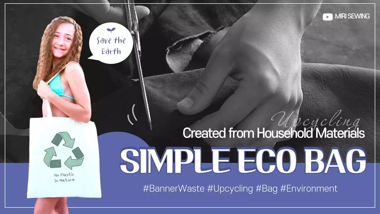 Blue Modern Eco Guide YouTube Thumbnail