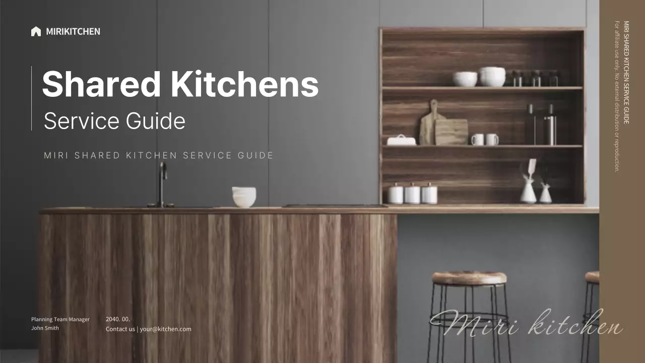 Beige Modern Kitchen Guide Presentation