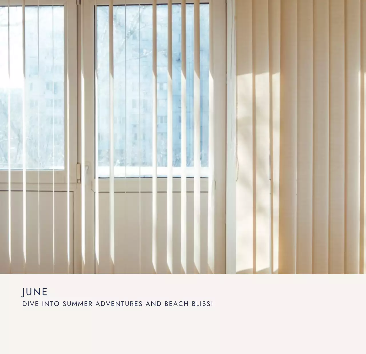 아이보리 모던 여행 캘린더