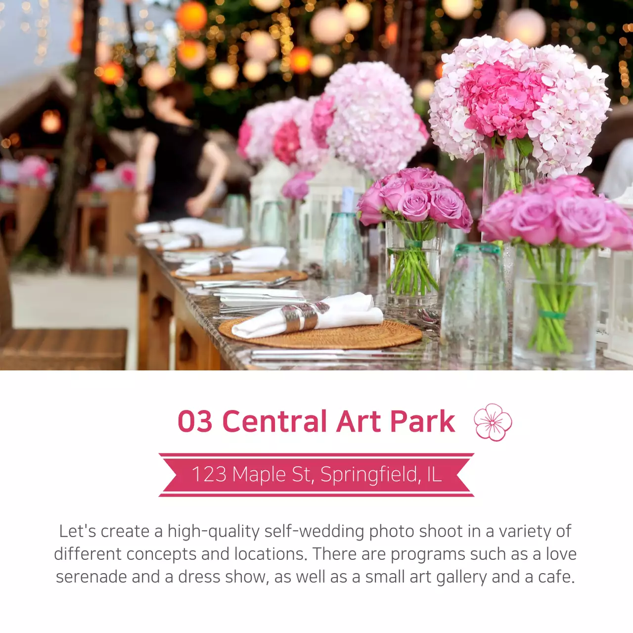 White Elegant Wedding Invitation Instagram Carousel