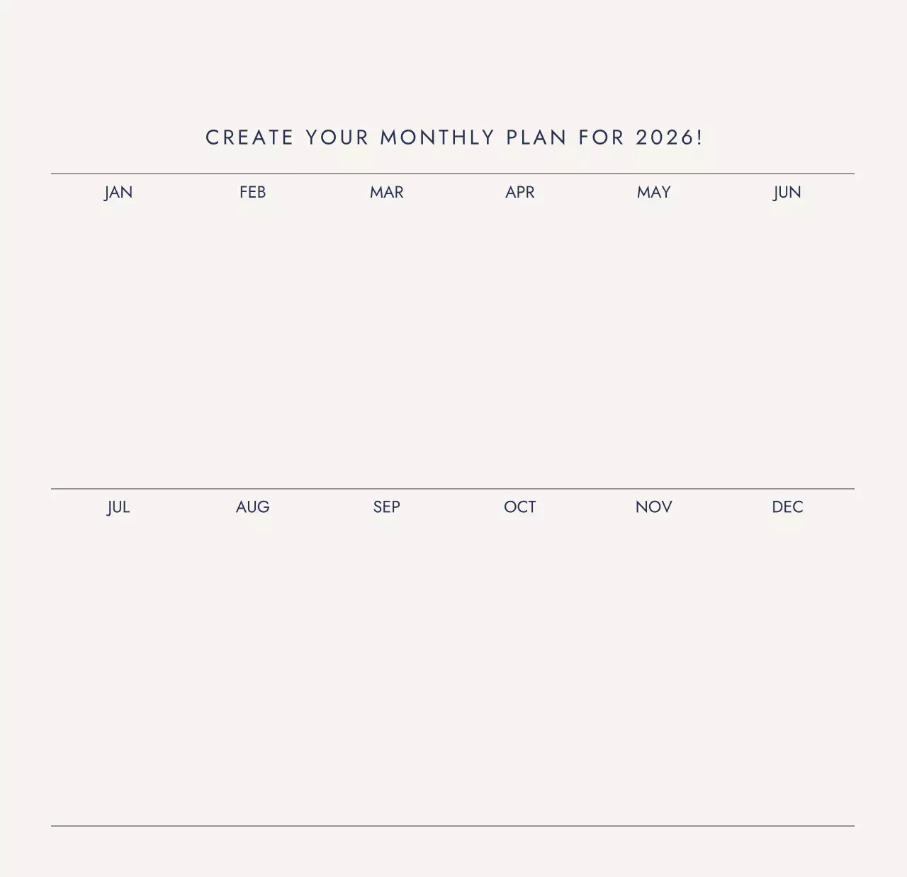 아이보리 모던 여행 캘린더