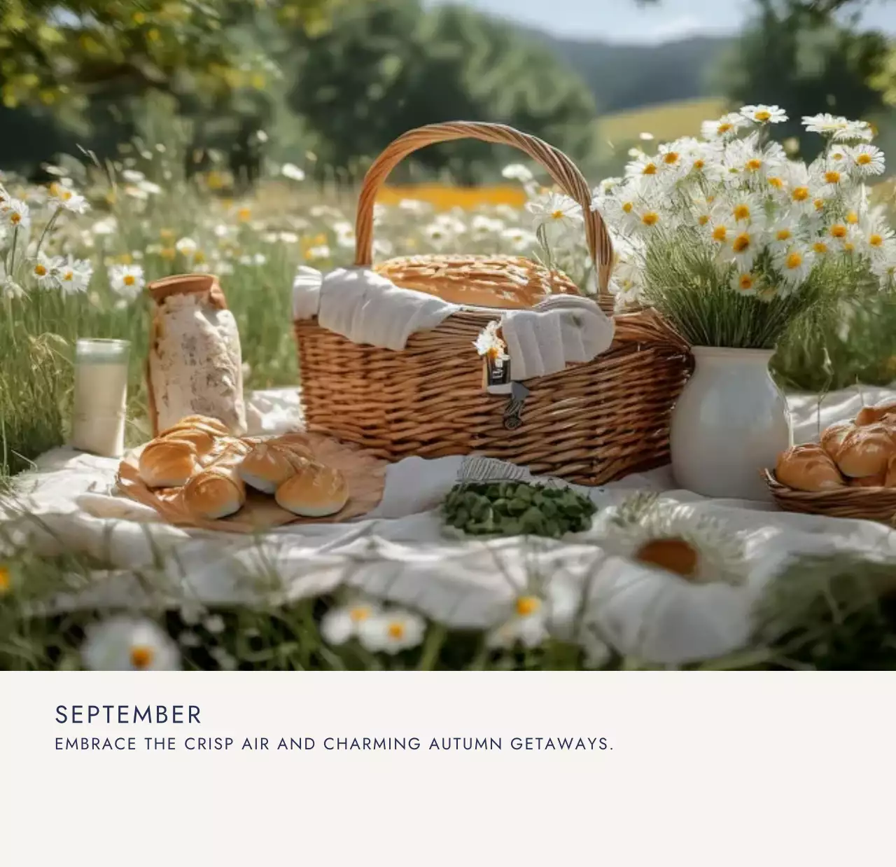 아이보리 모던 여행 캘린더