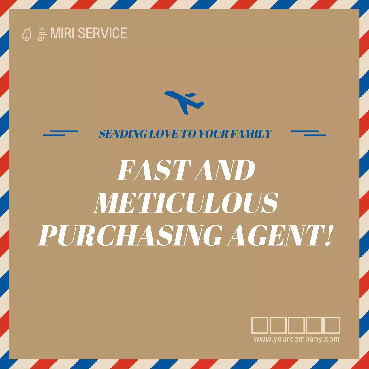 Beige Retro Purchasing Promotion Social Media Post