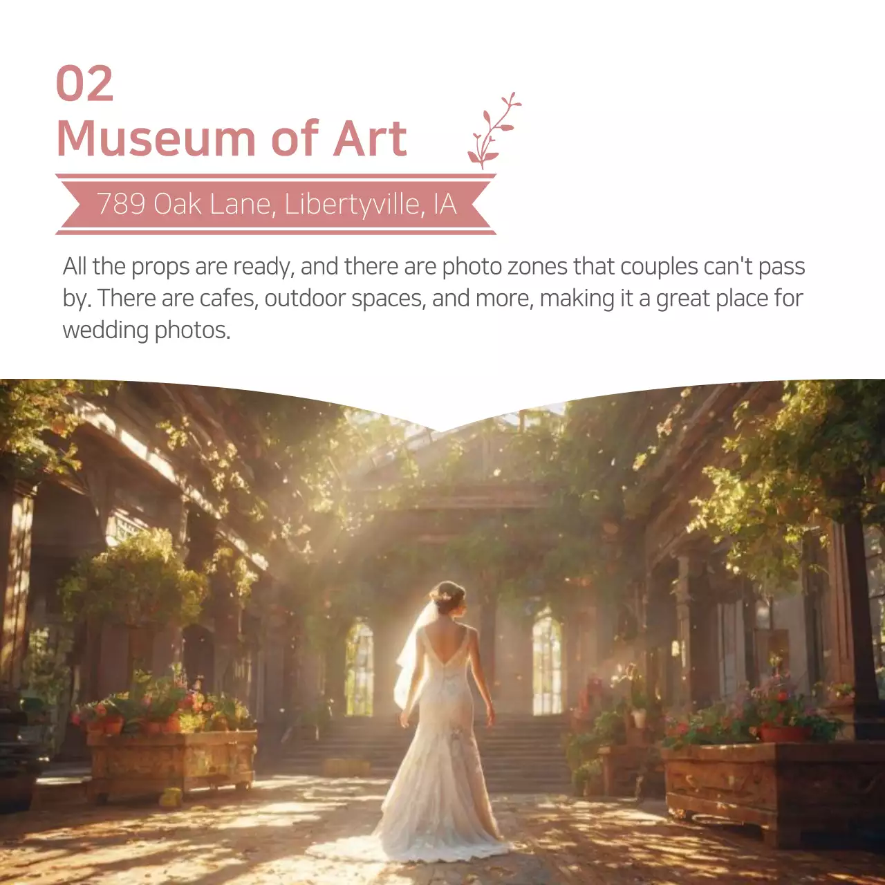 White Elegant Wedding Invitation Instagram Carousel