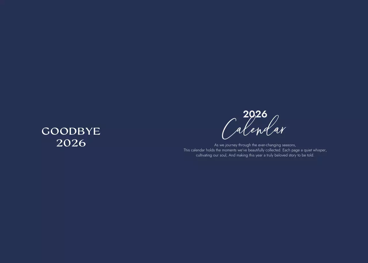 아이보리 모던 달력 캘린더