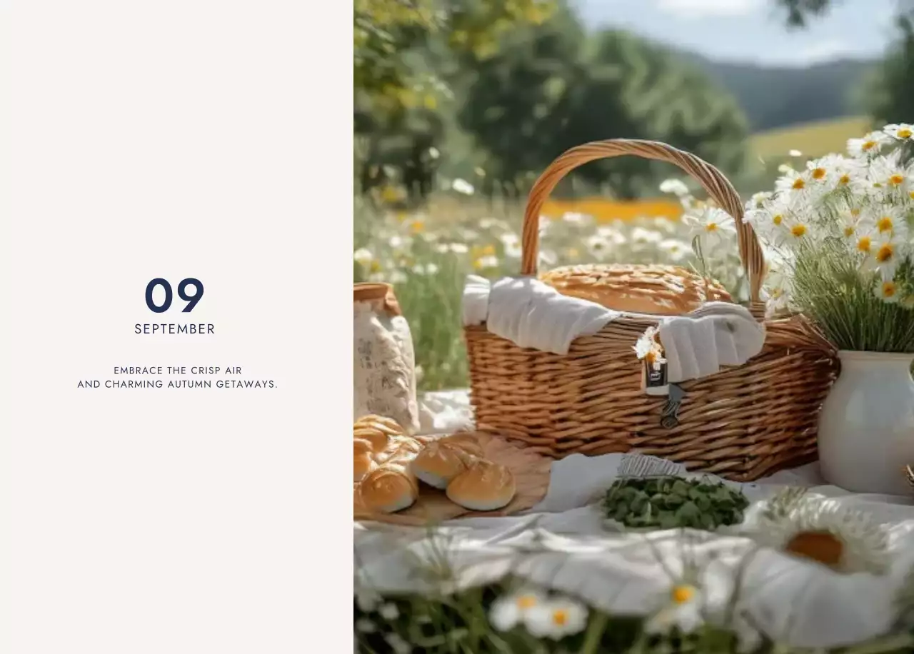 아이보리 모던 달력 캘린더