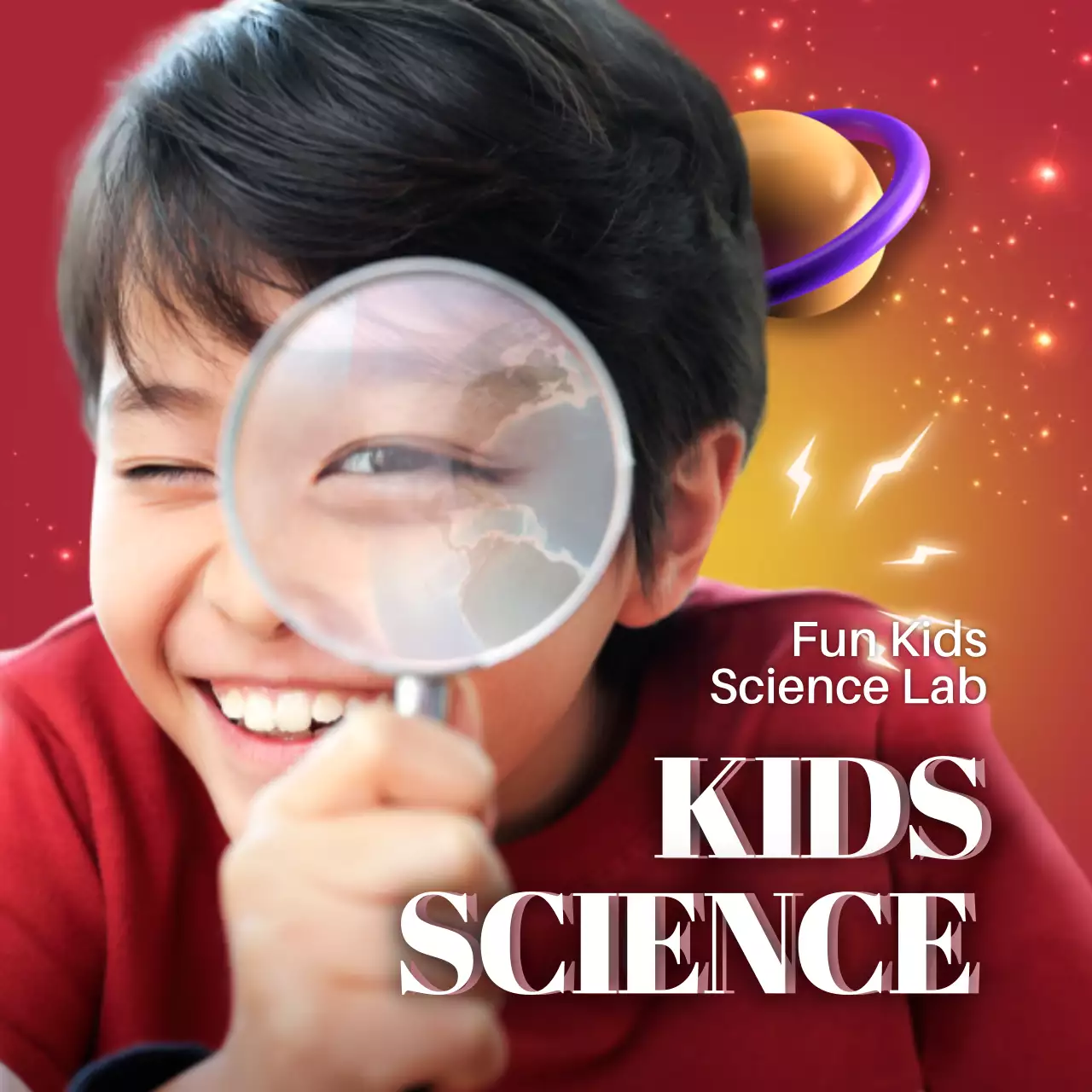 Blue Modern Science Promotion Instagram Post