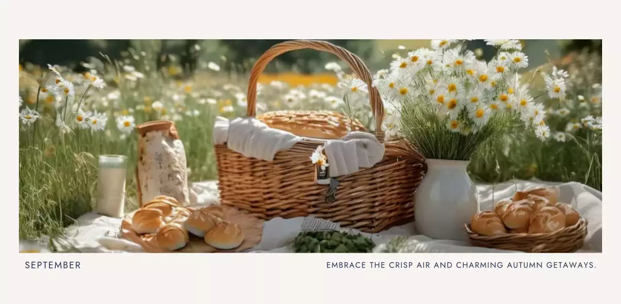 아이보리 심플 여행 캘린더