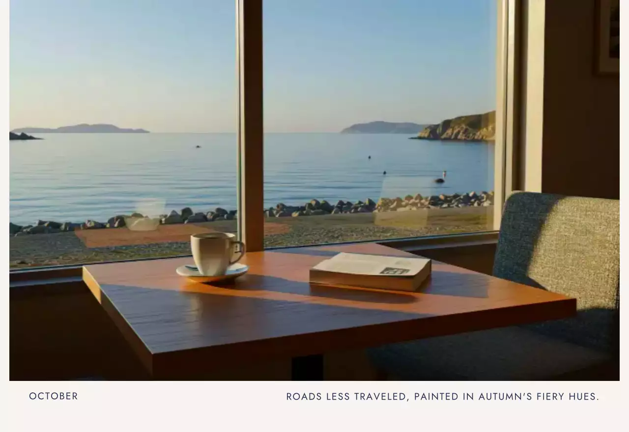 베이지 심플 여행 달력