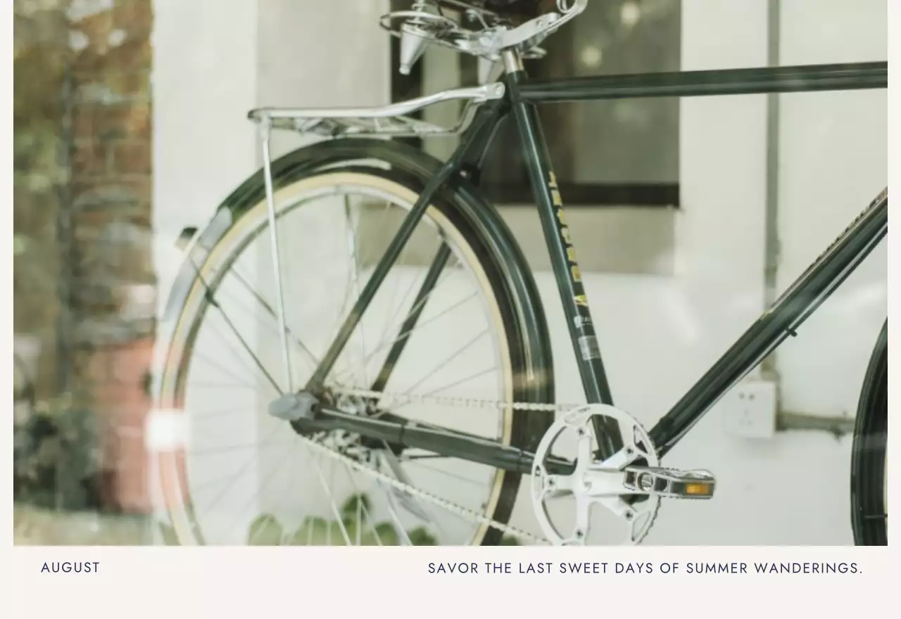 베이지 심플 여행 달력