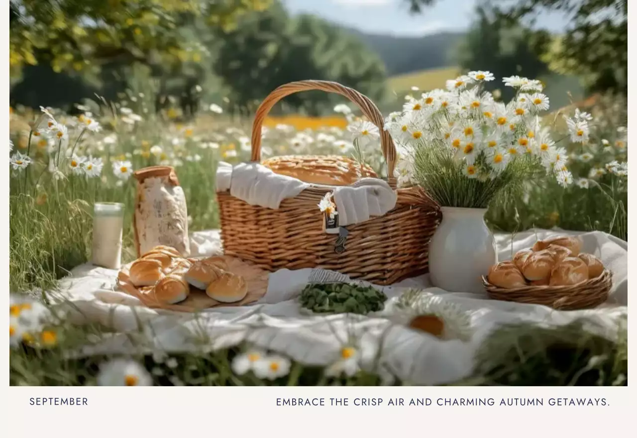 베이지 심플 여행 달력